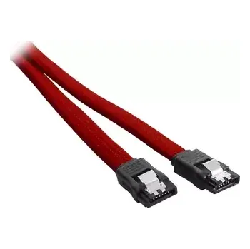 Kabel do PC CableMod ModMesh SATA 3 Kabel 60cm - červená (CM-CAB-SATA-N60KR-R)