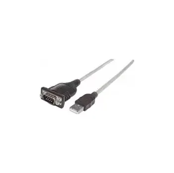 Kabel do PC Manhattan USB to Serial Port Adapter Prolific PL-2303HXD Chip 45cm (151801-MA)