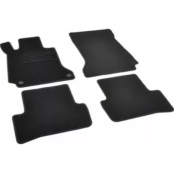 autokoberec Aroso 726422 Autokoberce textilní přesné černé - černé obšití - Mercedes-Benz C-Klasse (Typ W204) Sedan (2007-201 (726422)