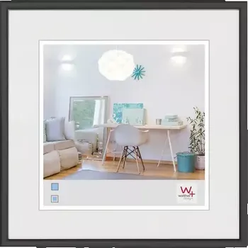 Rám na obraz Walther New Lifestyle 30x30 Plastový foto rám černá (KV330B)