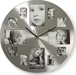 Nedis Nástěnné hodiny stříbrná (CLWA003PH40)