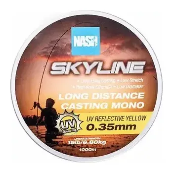Nash Vlasec Skyline Mono UV Yellow 1000m 0,35mm 6,8kg (T6042)