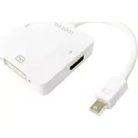 LogiLink CV0045A Mini DisplayPort (M) - HDMI DVI-I DP (F) adaptér (CV0045A)