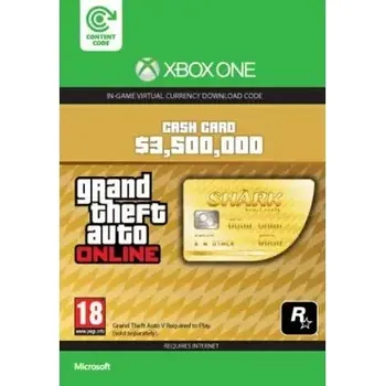 Hra pro Xbox XONE Grand Theft Auto Online: Whale Shark Cash Card (7F6-00004)
