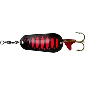 Umělá nástraha Effzett Třpytka Standard Spoon 5,5cm 22g Fluo Red/Black UV (69602)