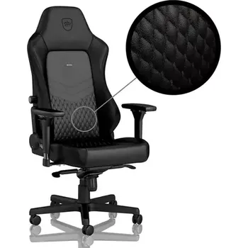Herní židle noblechairs HERO Real Leather černá (NBL-HRO-RL-BLA)