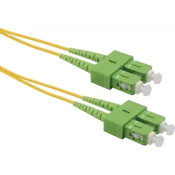 Síťový kabel Solarix optický kabel SC-SC APC 1m (SXPC-SC/SC-APC-OS-1M-D)