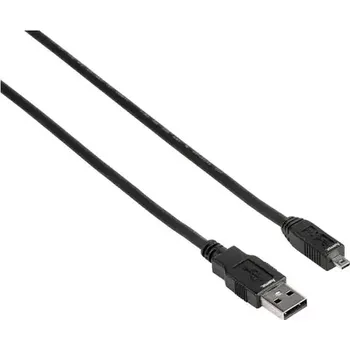 USB hub Hama 74204 mini USB 2.0 kabel USB-A na miniUSB 1.8m černá (74204-H)