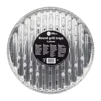 Grill Fanatics Hliníkový tác kulatý 5ks (840)