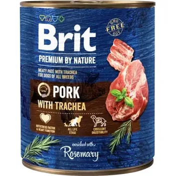 Brit Premium by Nature Pork with Trachea 800 g (8595602538669)