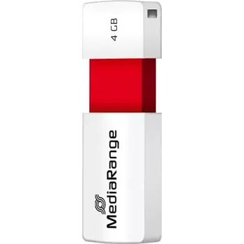 USB flash disk MediaRange MR970 4GB červeno-bílá (MR970)