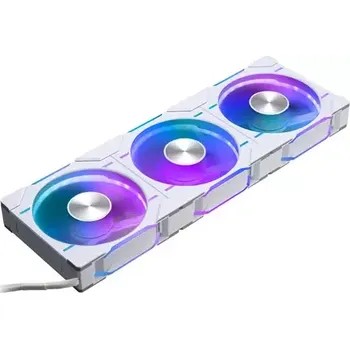 PC ventilátor PHANTEKS D30 PWM Reverse Airflow D-RGB bílá 3ks (PH-F120D30R_DRGB_PWM_WT01_3P)