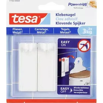 Věšák Tesa Powerstrips® 77763 Nalepovací hřebík na dlažbu a kov (77763-00000)
