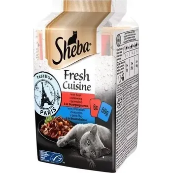 Krmivo pro kočku Sheba Mini Fresh Cuisine Taste of Tokyo 6 x 50g (4770608261764)