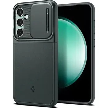 Pouzdro na mobilní telefon Spigen Optik Armor ochranný kryt pro Samsung Galaxy S23 FE zelená (ACS06381)