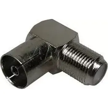 Anténní redukce Zircon redukce F zásuvka/IEC samice úhlová (KONZIZKR04)