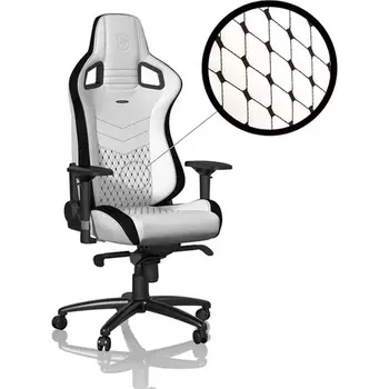 Herní židle noblechairs EPIC Gaming Stuhl bílo-černá (NBL-PU-WHT-001)