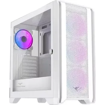 PC skříň PREYON Nest Windy+ ARGB bílá (PRENWP04W)