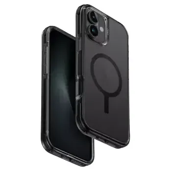 Pouzdro na mobilní telefon UNIQ Combat MagClick ochranný kryt na Apple iPhone 16 Plus černá (carbon) (8886463689585)