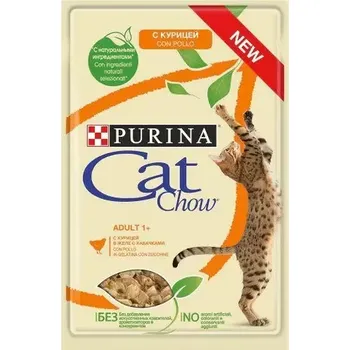 Purina Cat Chow Adult chicken zucchini jelly 85g (7613036595049)