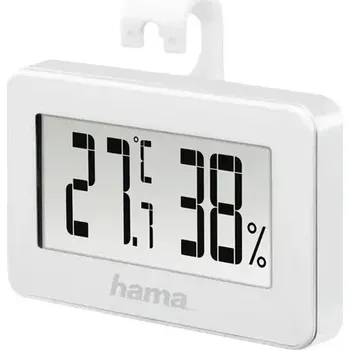 Meteostanice Hama Mini teploměr vlhkoměr bílá (186363-H)