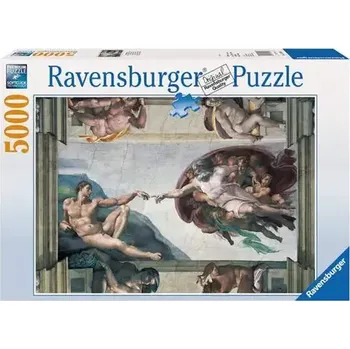 Puzzle Ravensburger Zrození Adama (17408)