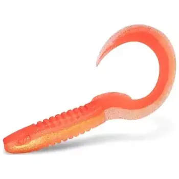 Umělá nástraha Delphin Gumová nástraha TwistaX Eeltail UVs 15cm Bloody Milion 5ks (101003995)