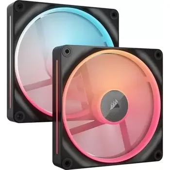 PC ventilátor Corsair iCUE LINK LX140-R RGB PWM Reverse 2ks černá (CO-9051052-WW)