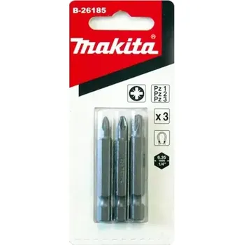 Bit Makita B-26216 Sada bitů PZ1/2/3 x 50mm (3ks) (B-26216)