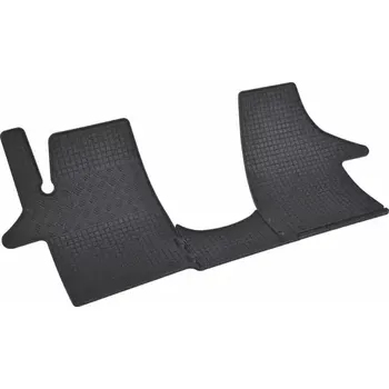 autokoberec Aroso Autokoberce gumové přesné s nízkým okrajem - Volkswagen T5 (Typ 7H/7E) Multivan (2003-2015) trojdíln (902778)