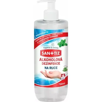 Dezinfekce Sanitiz Alkoholová dezinfekce na ruce 750ml - parfém máta (31.428)