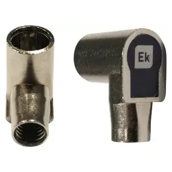 Anténní redukce ITS konektor F 6,9 mm úhlový profi (KONITSF102)