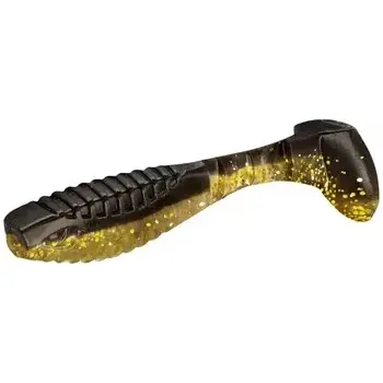 Umělá nástraha Delphin Gumová nástraha KARMA UVs 8cm MudGold 5ks (101003839)