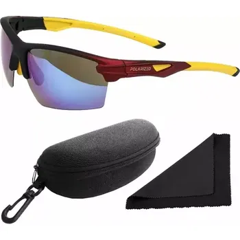 Sluneční brýle Polarized Brýle sluneční 255 - obroučky černé - skla modrá zrcadlová (56.045)