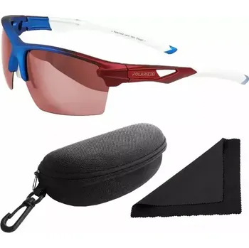 Sluneční brýle Polarized Brýle sluneční 255 - obroučky modré - skla červeno-zlatá zrcadlová (56.044)