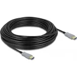 Delock Aktivní optický kabel HDMI 20 m černá (85015)