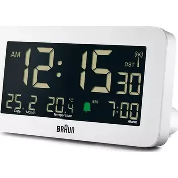 Budík Braun BC10 bílá (67603)
