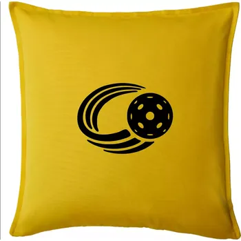 Polštář Florbal míček - Polštář 50x50 - 50x50 - Pouze potah ( Žlutá )