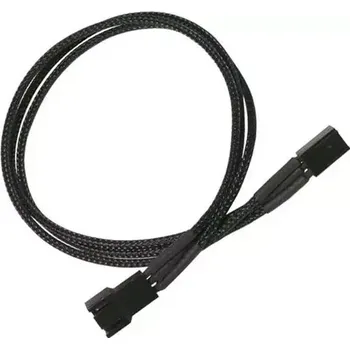 Napájecí kabel Nanoxia NX3PV3E prodlužovací kabel 3-pin Molex 30cm černá (NX3PV3E)
