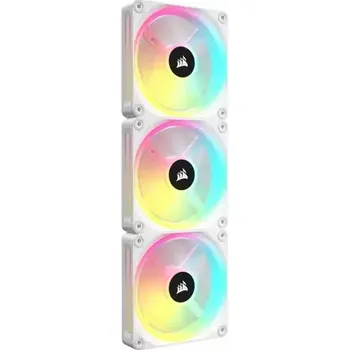 PC ventilátor Corsair iCUE LINK QX120 RGB 120mm bílá 3 ks (CO-9051006-WW)