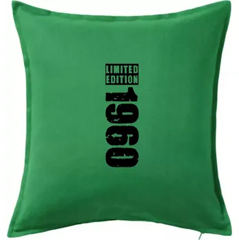 Polštář Limited edition 1960 pruh - Polštář 50x50 - 50x50 - Pouze potah ( Středně zelená )