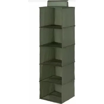 Úložný box Compactor GreenTex Závěsný organizér na boty a prádlo khaki zelená (3370910117769)