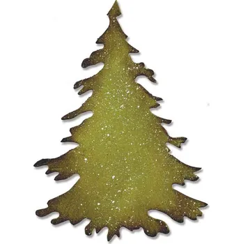 Řezačka papíru Sizzix Vánoční stromeček - vyřezávací šablona Bigz