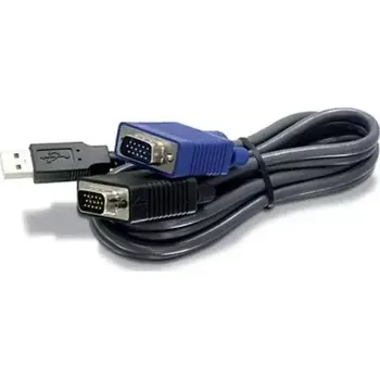 Datový kabel TRENDnet kvm kabel USB+D-Sub - D-Sub (TK-CU06)