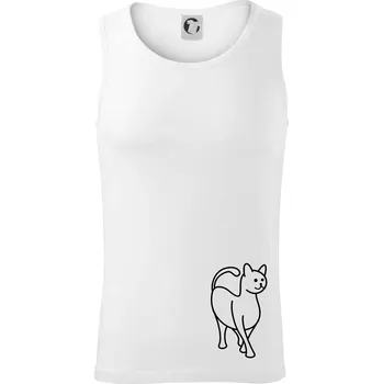 Ladná kočka - Tílko pánské Core - 2XL ( Bílá )
