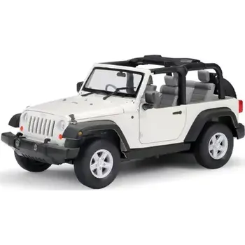 Hračka Welly Jeep Wrangler Rubicon (convertible) bílá (WE22489C-W)