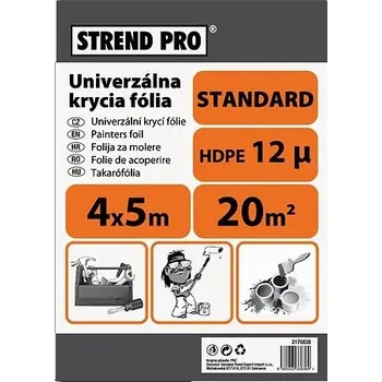 Fólie zakrývací 4x5m, 12um STANDARD