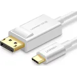 UGREEN MM139 Kabel USB-C (M) - DisplayPort (M) 1.5m bílá (6957303844203)