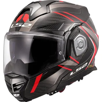 Helma na motorku LS2 přilba ADVANT X FF901 C Future II red - XS