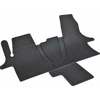 autokoberec Aroso Autokoberce gumové přesné - Volkswagen T6.1 (Typ SG/SH) Multivan (2019-2023) čtyřdílná sada (905274)